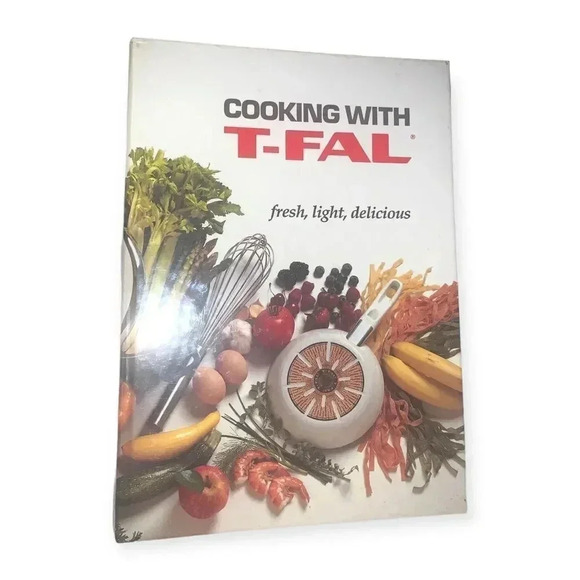 Vintage 1993 Cooking With T-Fal Chef’s Cuisine Cookbook Recipes Cook Book - Picture 1 of 4